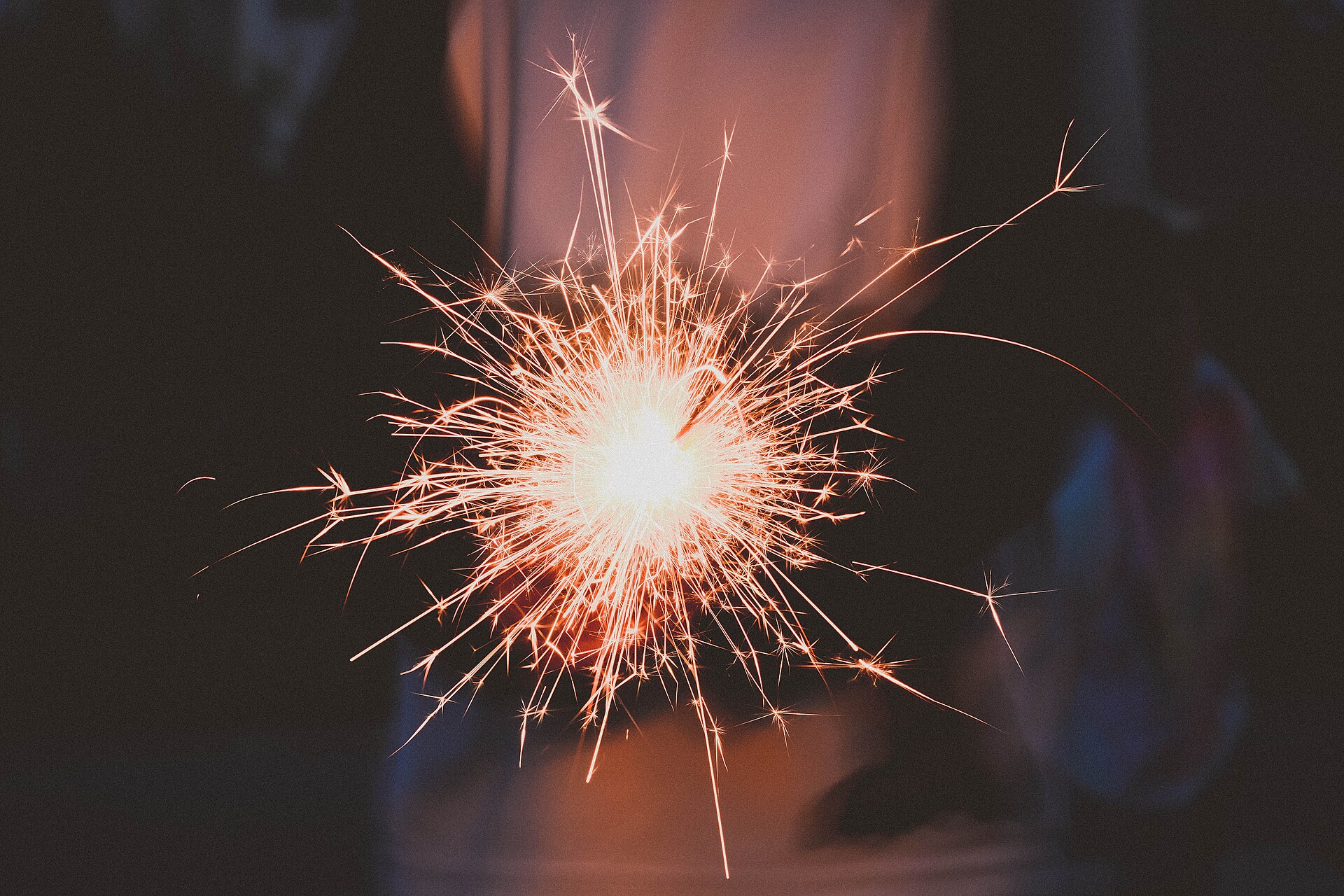 Fireworks lighting up the night